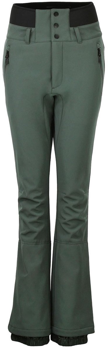 Dames skibroek Peak Mountain Softshell Groen