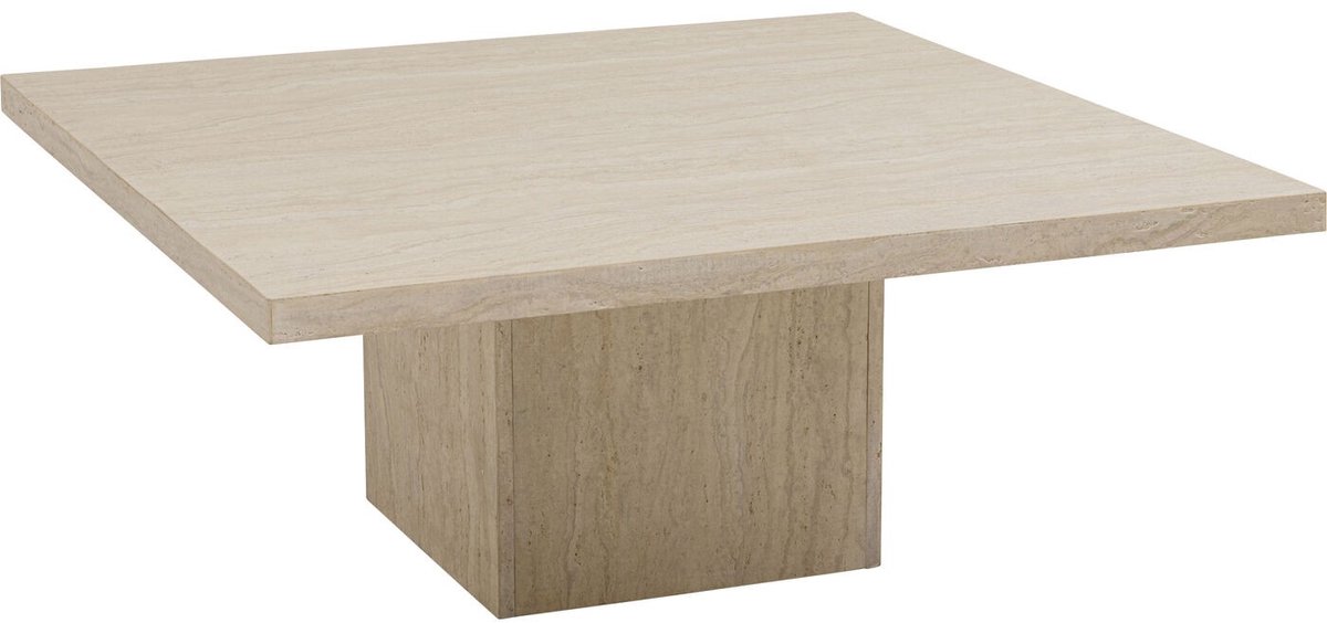 Kare Design Salontafel Travertino 100x100cm Kare Design Beige