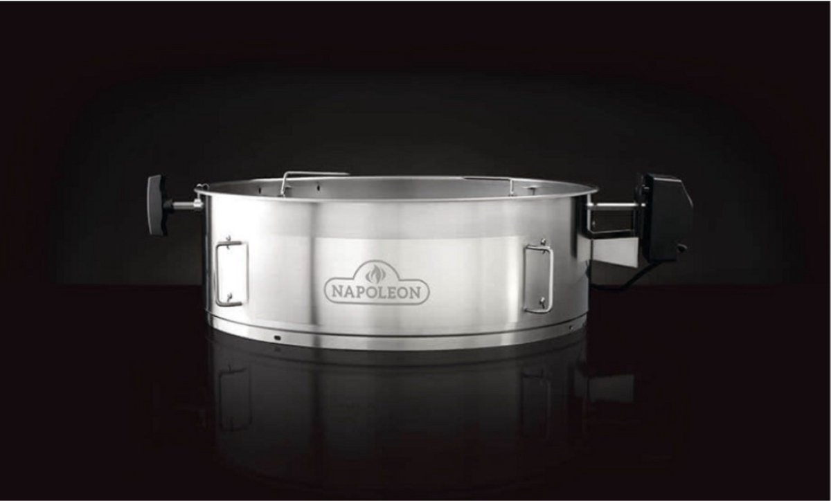 Napoleon Draaispit en pizza oven voor NK22 Kettle grill