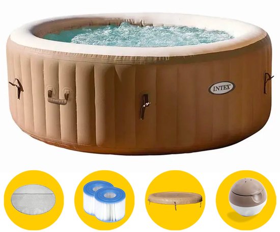 Bulle Intex Pure Spa - Jacuzzi Sahara - 169x71 cm - 4 personnes