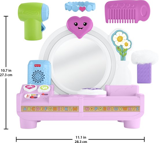 Fisher-Price Laugh & Learn Let's Get Ready Vanity - Meertalige versie van Fisher Price — afbeelding 3