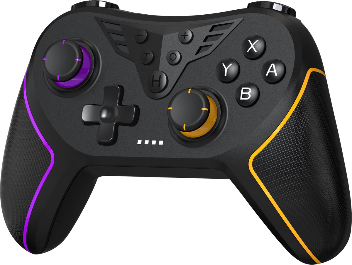 Draadloze Controller voor Nintendo Switch / OLED / Lite - Hall Effect Joystick - Bluetooth - Gyroscoop - Turbo & Macro - Zwart