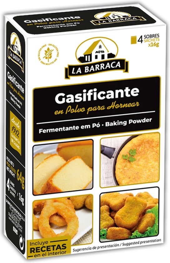 bakpoeder 4 zakjes - 16g|baking powder 4 packets of 16g|Levure en ...