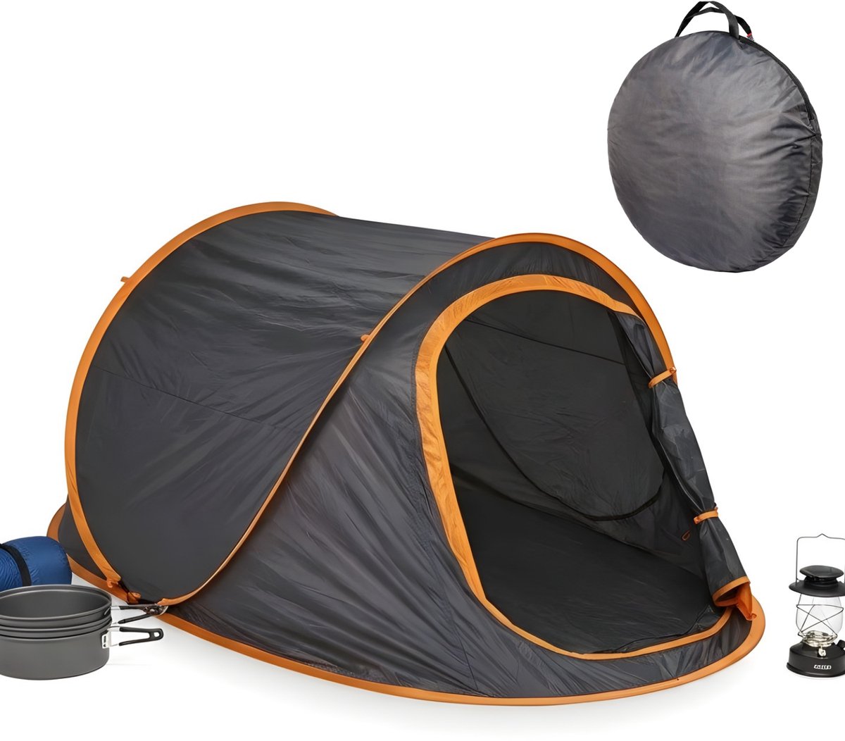 Cheqo® Pop Up Tent 2 Persoons - Pop Up Tent - Popuptent 2 Persoons - Popuptent - Campingtent 2 Persoons - Kampeertent 2 Persoons - Automatische Tent 2 Persoons - Werptent 2 Persoons - Koepeltent 2 Persoons – foto 4