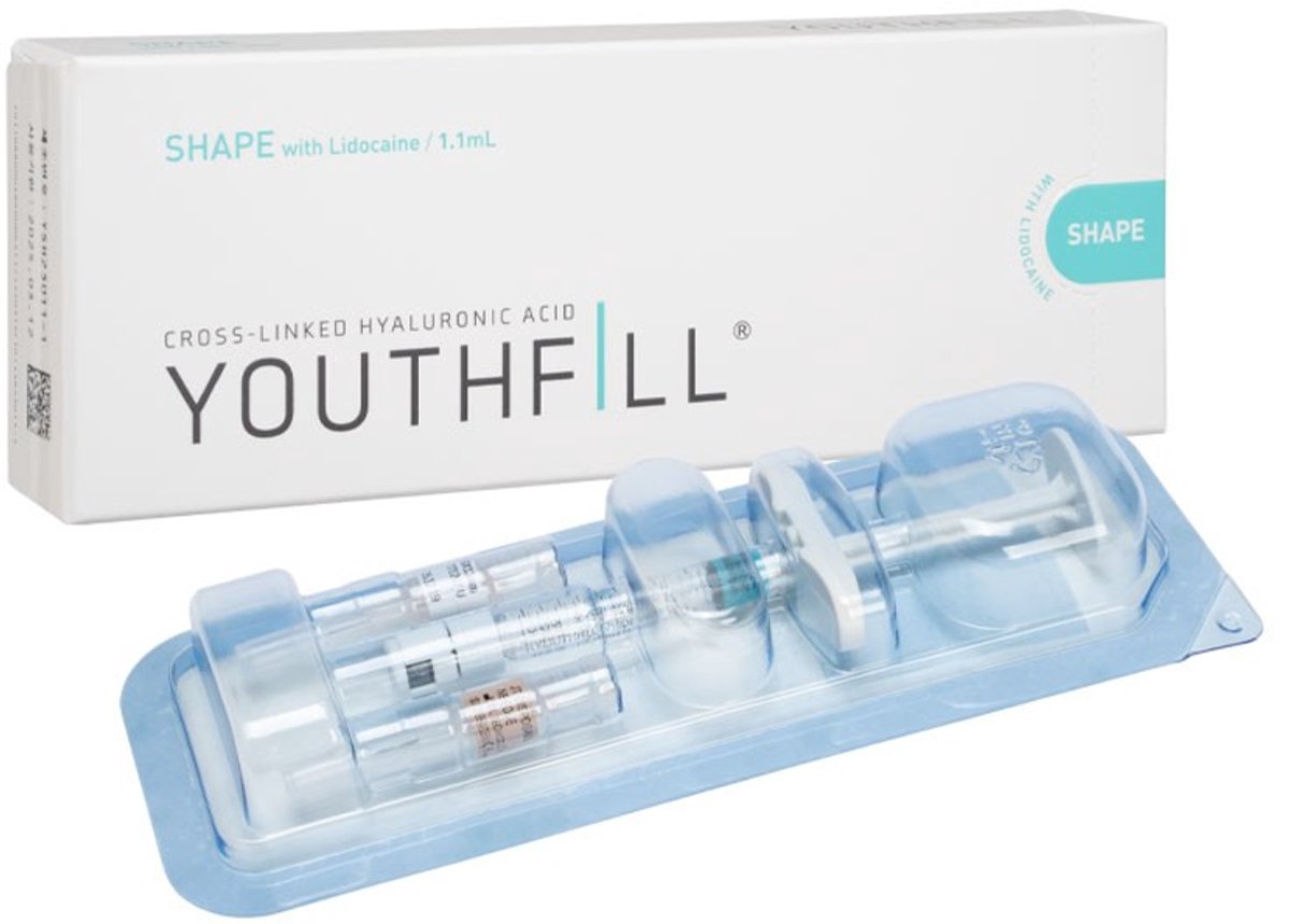 Youthfill Shape Hyaluron Filler voor diepere rimpels en meer volume 1.1 ml