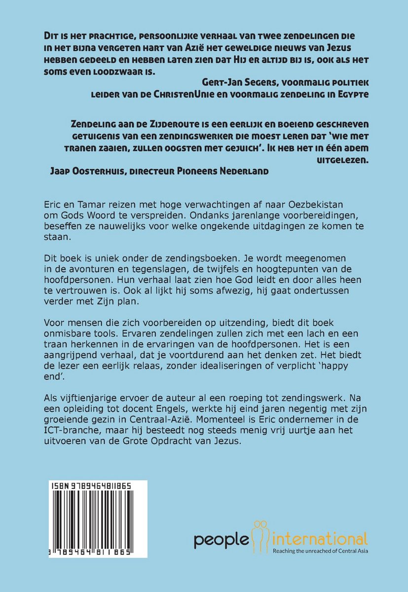 Zendeling aan de Zijderoute - Een aangrijpend boek over zendingswerk | bol