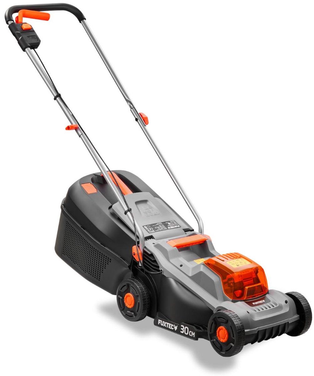 FUXTEC accu grasmaaier 20V FX-E1RM20ECO-SET maaibreedte 30 cm, 30L grasopvangbak, maaihoogte 30-70 mm – foto 2