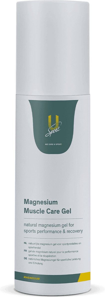 U-Sport Magnesium Muscle Care Gel - 150 ml - Tegen Spierkramp & Vermoeidheid - 30% Puur Zechstein™ Magnesium