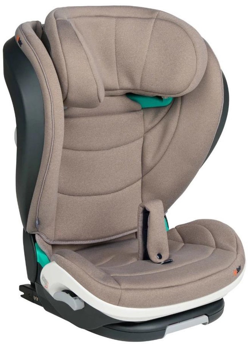 BeSafe iZi Flex Fix 2 i-Size - Stoelverhoger - Stoelverhoger auto - Kinderzitje auto - Zitverhoger - 100-150cm - Dark Sand SoftBreeze
