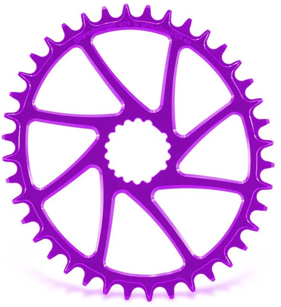 Garbaruk Cannondale Hollowgram Offset 1.7 Mm Ovaal Kettingblad Paars 32t