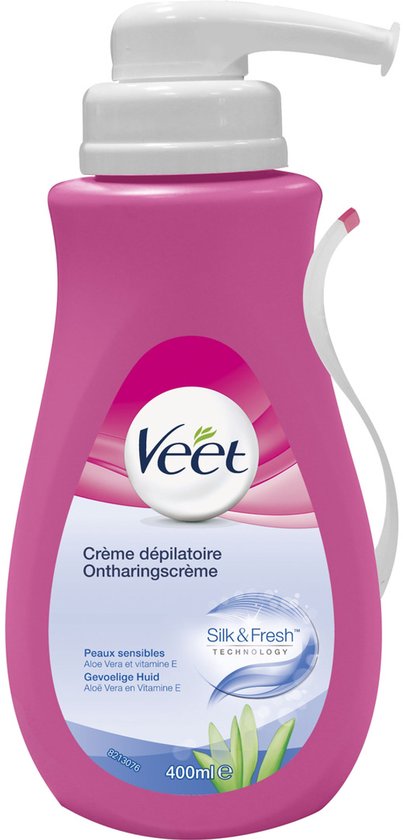 Veet - PURE - Ontharingscrème - Gevoelige Huid - Geen Geur van Ammoniak - 400 ml