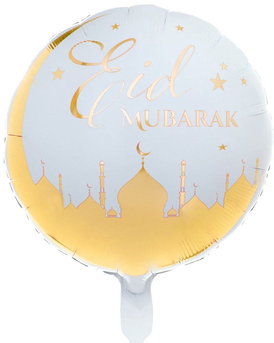 Folieballon Eid Mubarak Goud 45cm