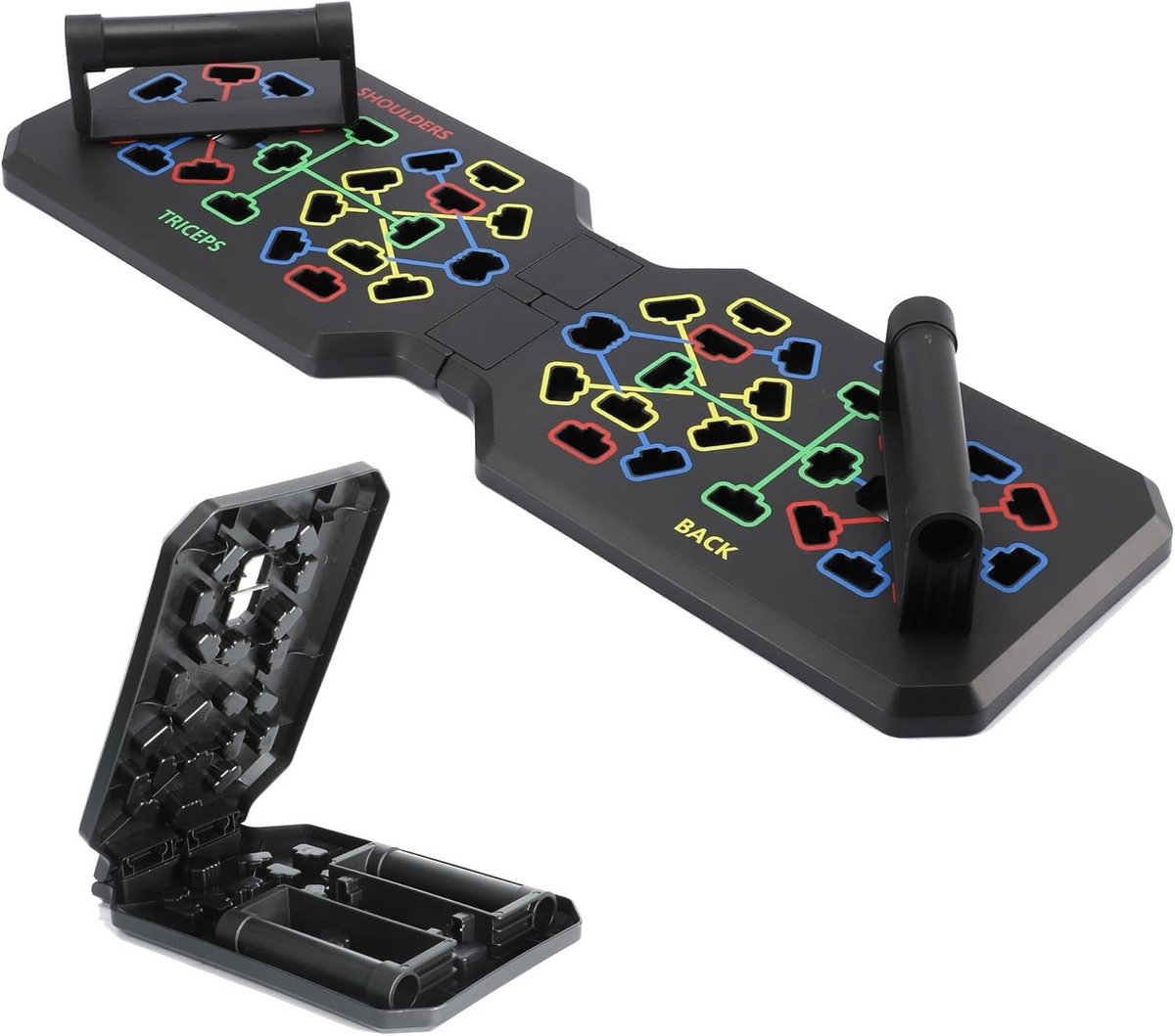 12-in-1 Push-up Board Multifunctioneel Trainingsstation voor Krachttraining Bovenlichaam