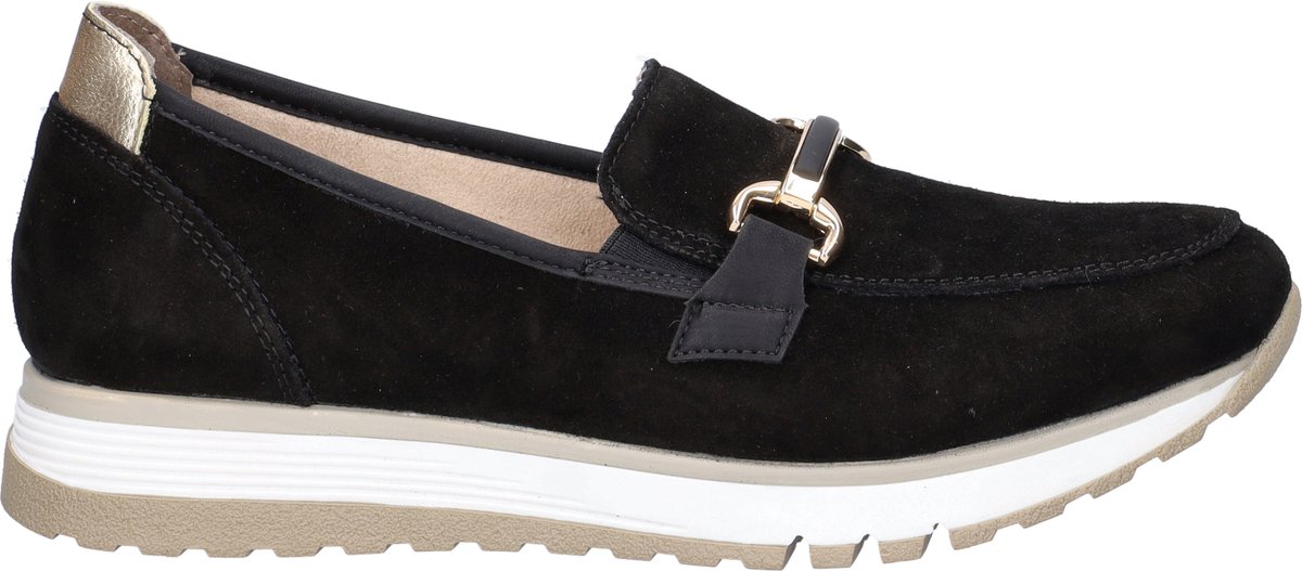 Rieker dames loafer - Zwart - Maat 39