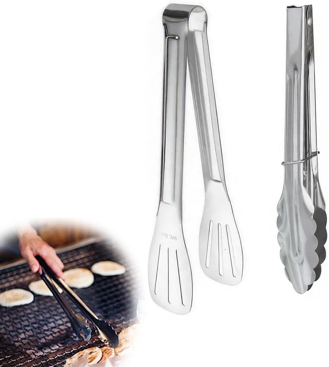 Keukentang voor salade, barbecue en buffet (35,5 cm), set van 2 stuks