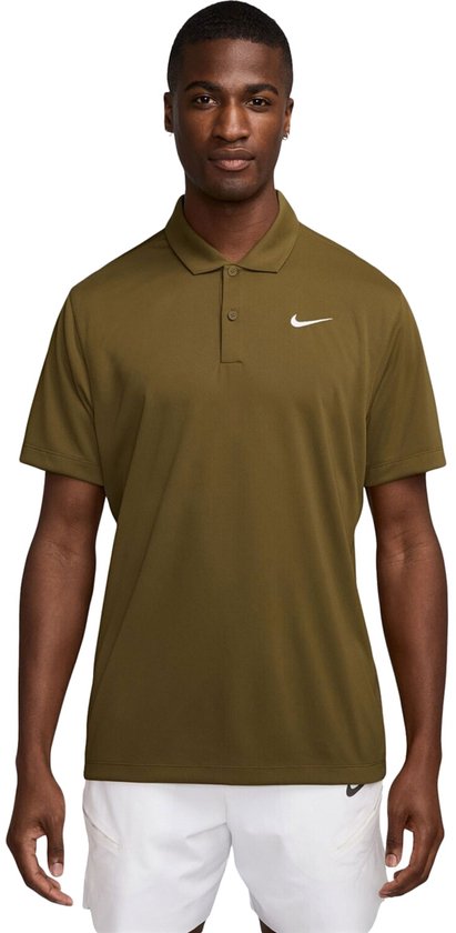 Nike Court Dri-fit Heren Tennis Polo Dh0857-368 - Kleur Groen - Maat XL