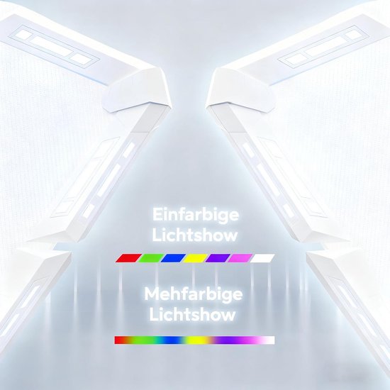 Ergonomisch Gaming Bureau met RGB Verlichting en Kabelmanagement van Merkloos — afbeelding 5