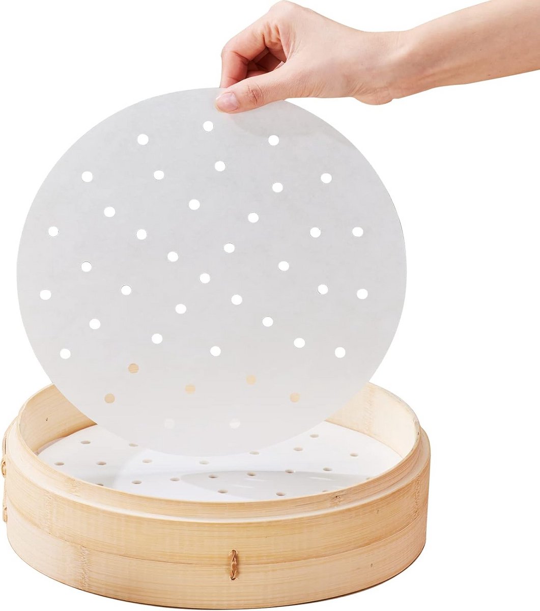 100 Vellen Perforatie Luchtfriteuse Bakpapier 20,5 cm