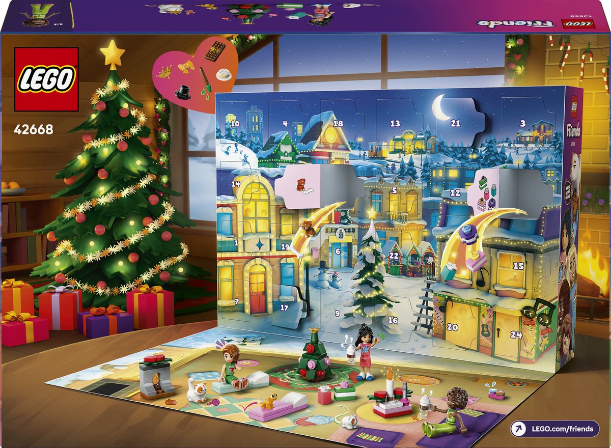 LEGO Friends Adventskalender 2025, Kerstspeelset - 42668 — afbeelding 12
