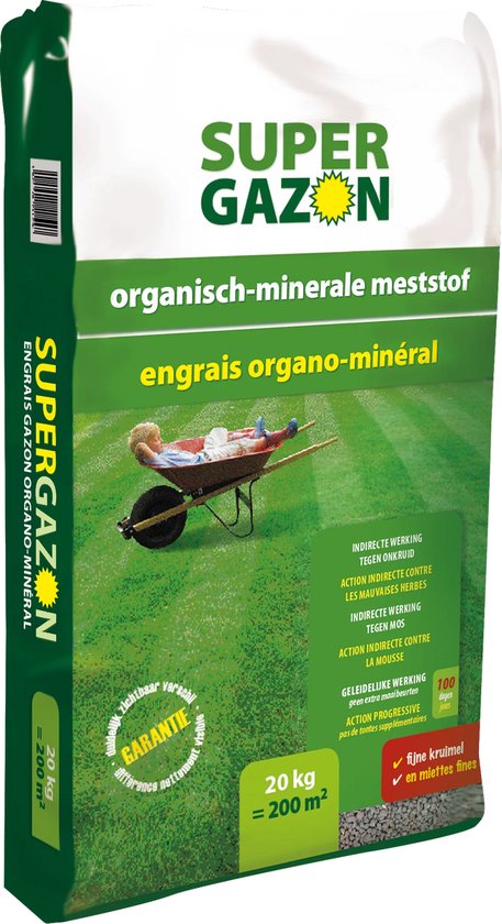BSI - Super Gazon Meststof - 20 kg voor 200 m²