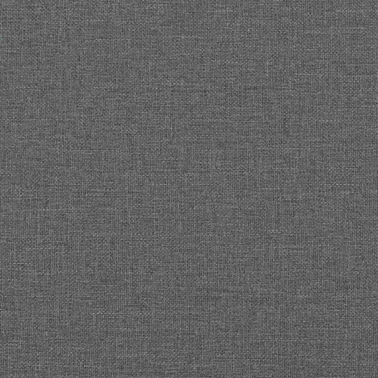 vidaXL - 2-zitsbank - 160x77x82 - cm - stof - donkergrijs