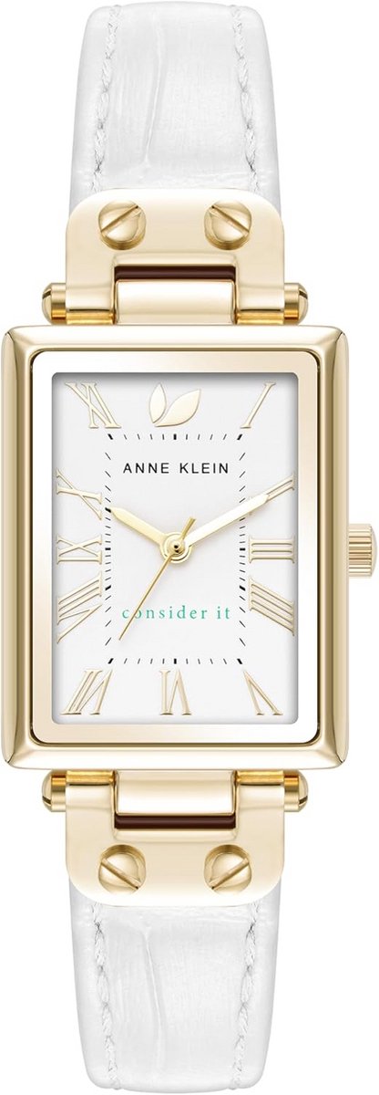 Dameshorloge met Duurzame Croco-grain Leren Band - Klassiek en Elegant