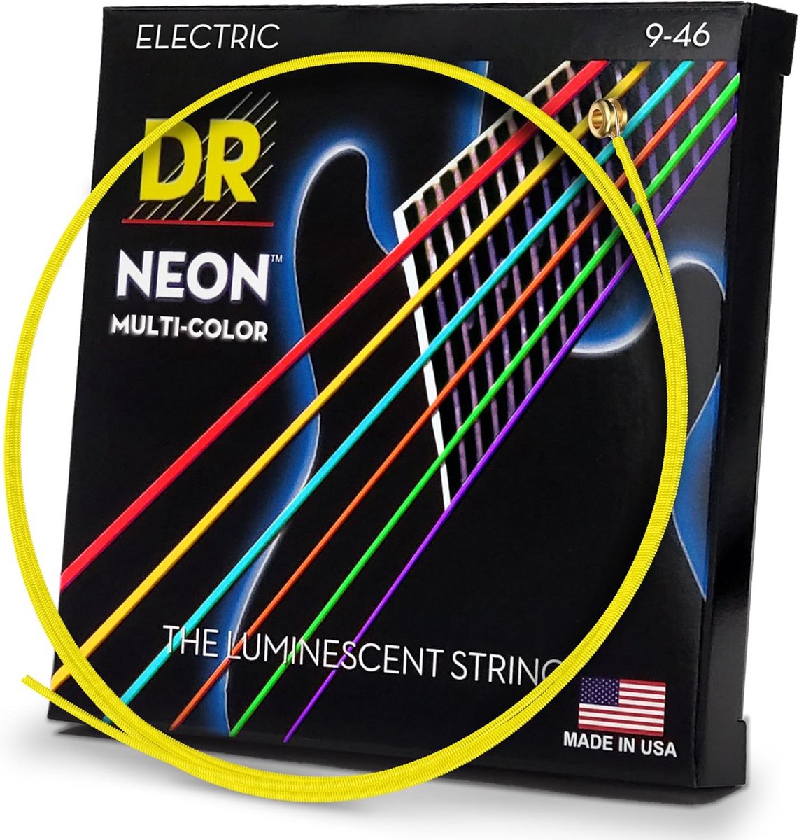 Elektrische Gitaarsnaren Set 9-46 Multicolor voor Helder Geluid