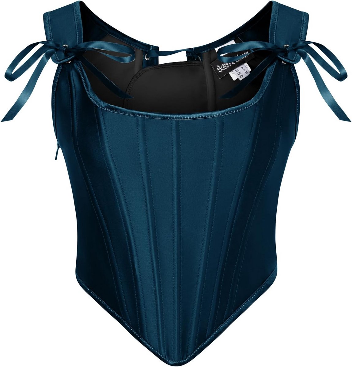 Dames Korset Vintage Stijl met Vetersluiting - Renaissance Bustier Vest