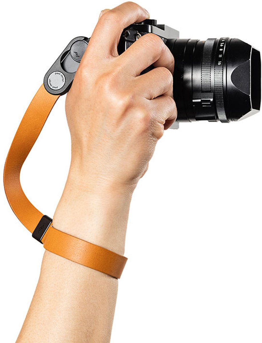 Peak Design Cuff Leather Camera Strap Wrist Amber