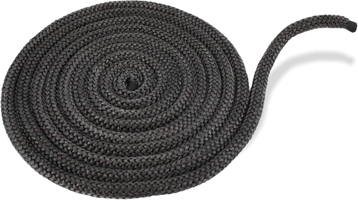 Hittebestendig glasvezel afdichtsnoer voor kachel- en ovendeuren 14 mm dik