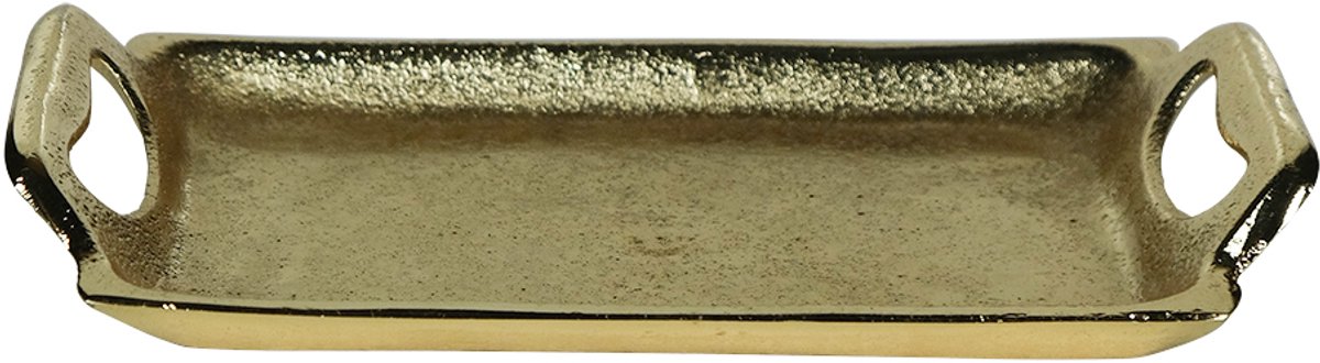 dienblad rechthoek champagne goud 21cm