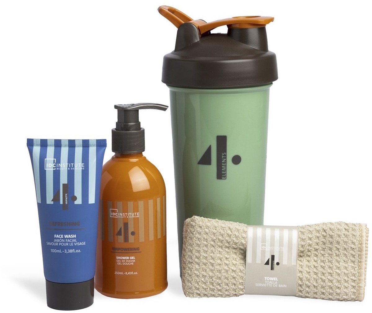 4Elements IDC Institute Sportset voor Mannen - Sportset met Cosmetica - 1 stuk