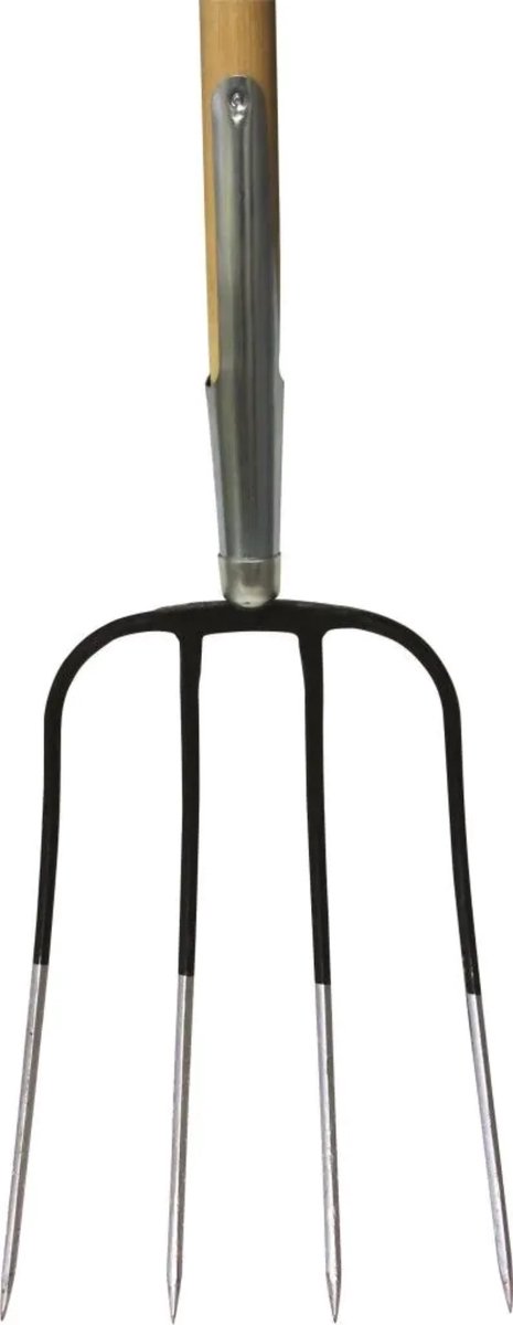 Hendrik Jan - Mestvork - 4 tanden - Steel 85 cm van Hendrik Jan — afbeelding 2