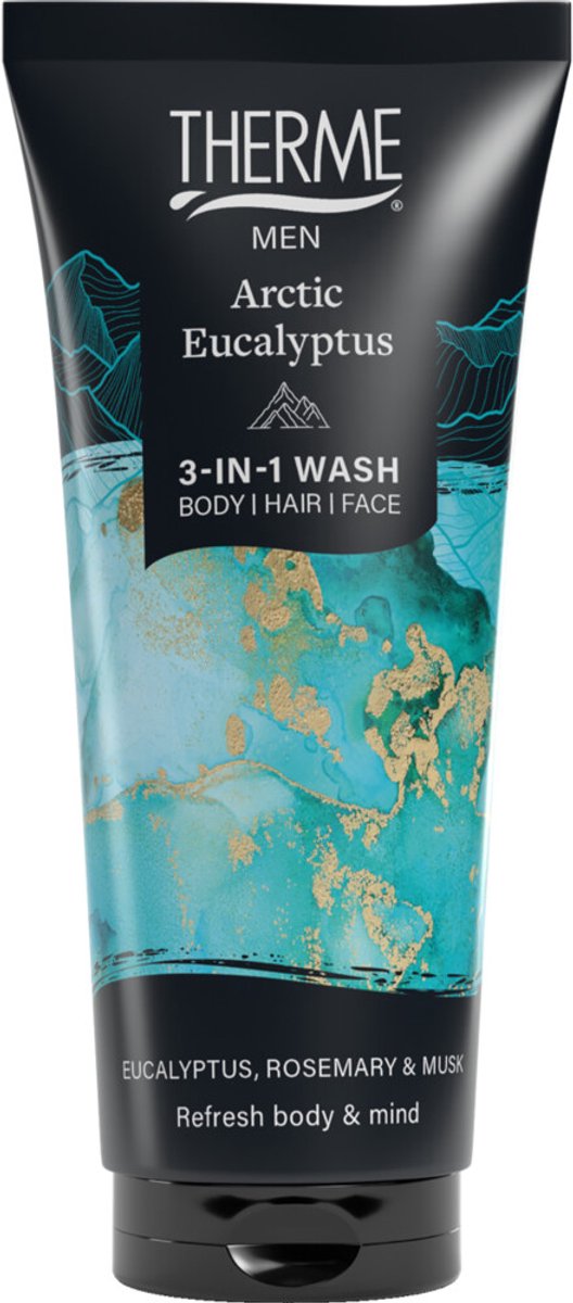 Therme Men Arctic Eucalyptus 3-in-1 Wash - 200 ml
