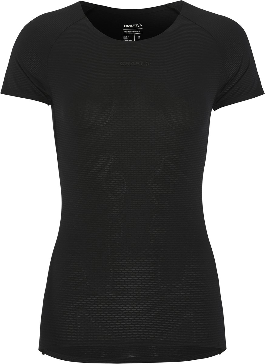 CRAFT ACTIVE NANOWEIGHT SS W Dames Thermoshirt - Zwart
