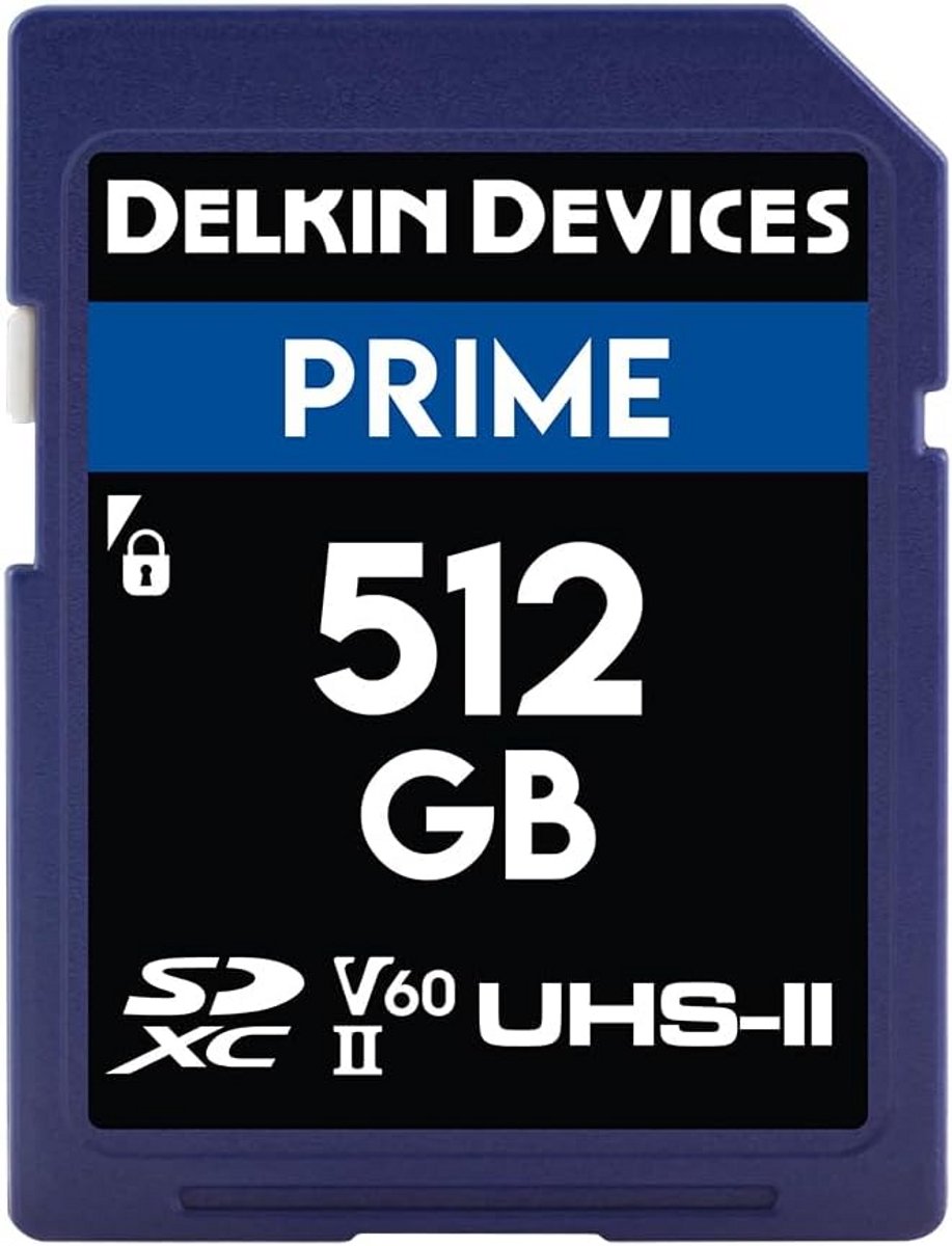 512 GB SDXC Kaart UHS-II V60 Snel 280/150 MB/s