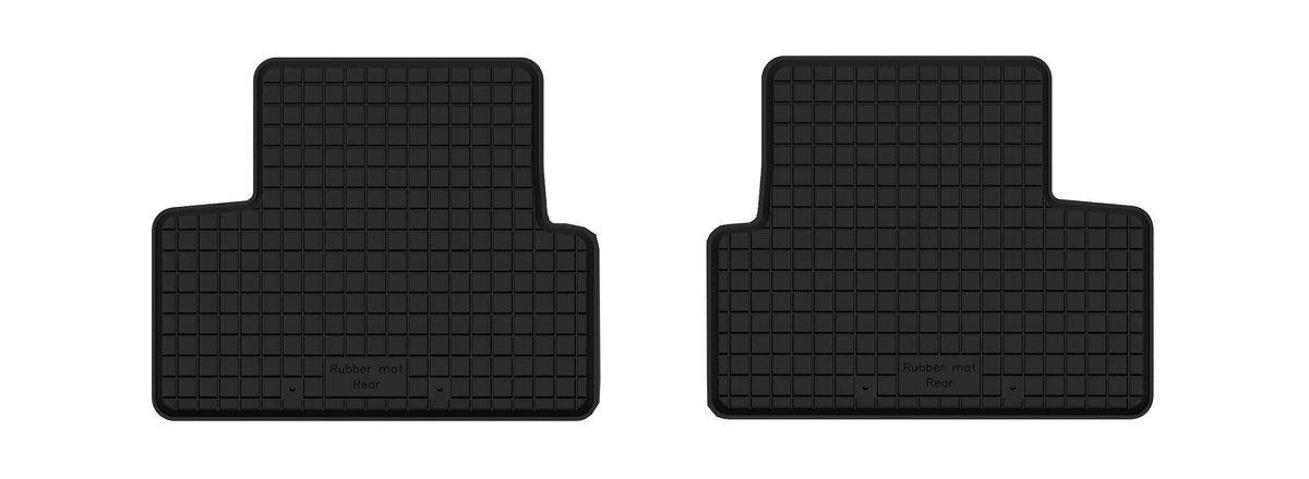 Wielganizator BasicProtect Serie - Rubber Autostoelen - Mercedes C W202 - Antislip - Weerbestendig