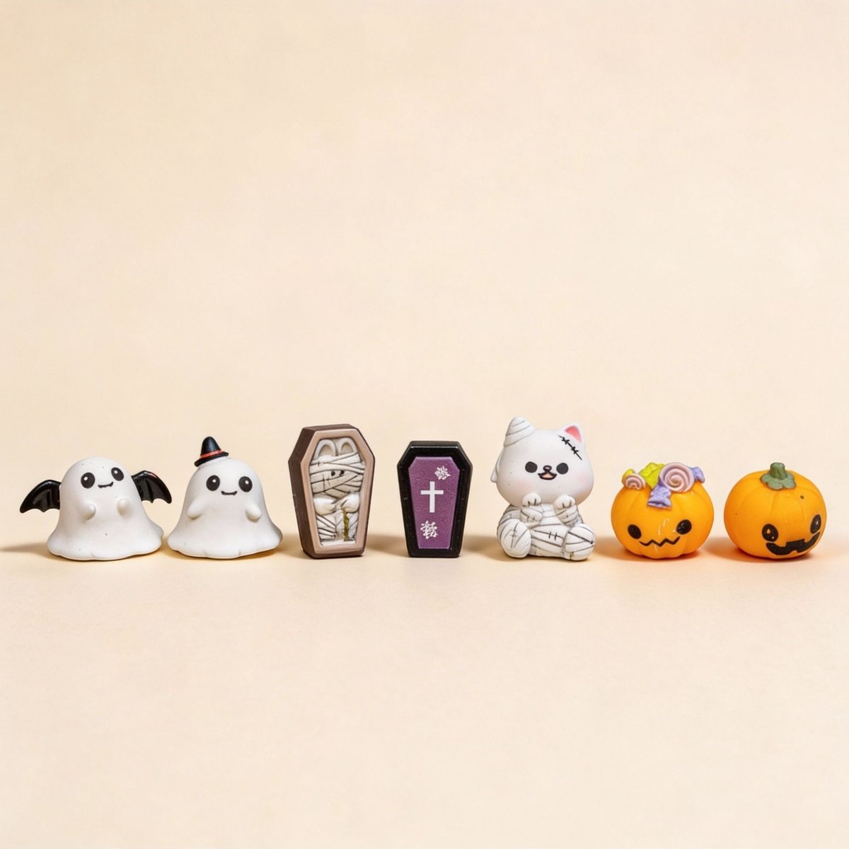 Horror Huis - Decoratieve miniatuur figuren - Halloween - 7 stuks - ↑ 1 - 3 cm