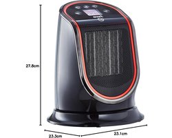 Keramische Kachel met Ventilator en LCD Display tot 2000W