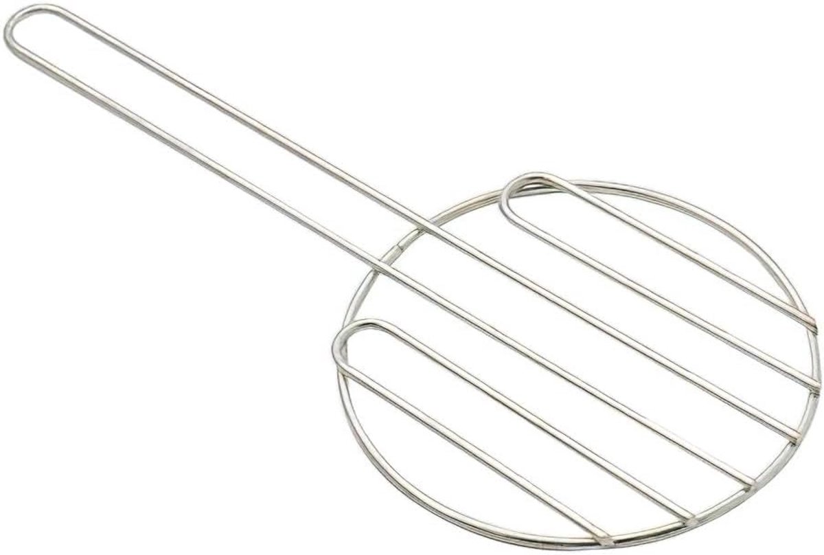 Ijzeren Steun voor Gasfornuis - Hittebestendige Pannendrager (Diameter 14 cm)