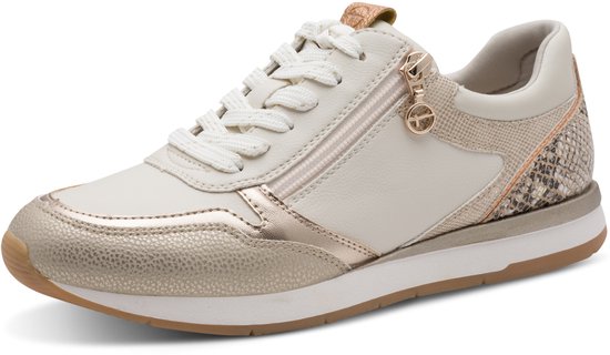 Baskets Tamaris femme blanc beige - Taille 38