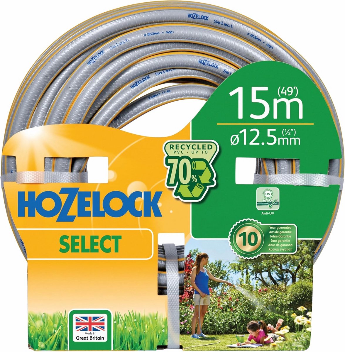 Tuinslang - Water slang - Tuin besproeien - UV en vorst bescherming - 12.5 mm x 15 m - Groen
