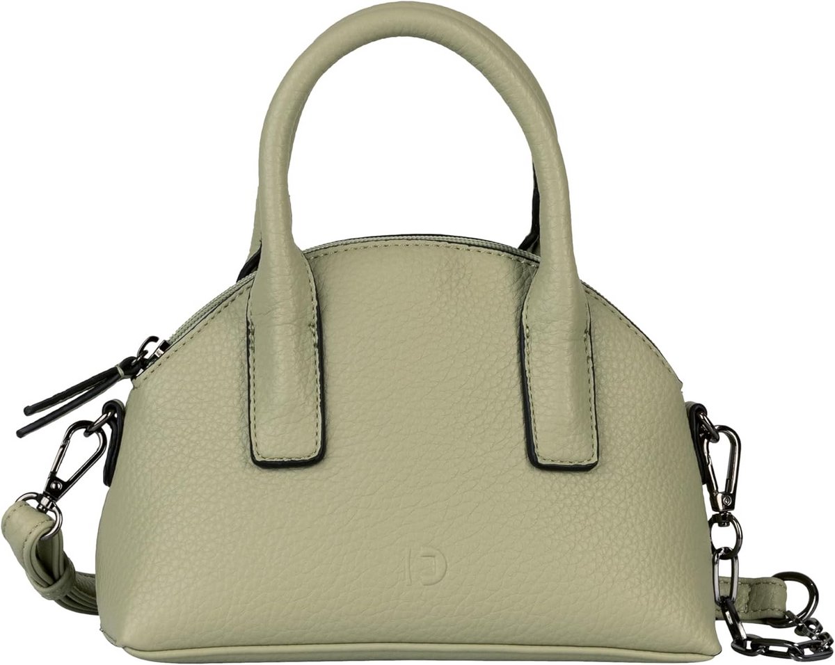 Moderne Damestas Shopper met Rits en Verstelbare Schouderband Groen