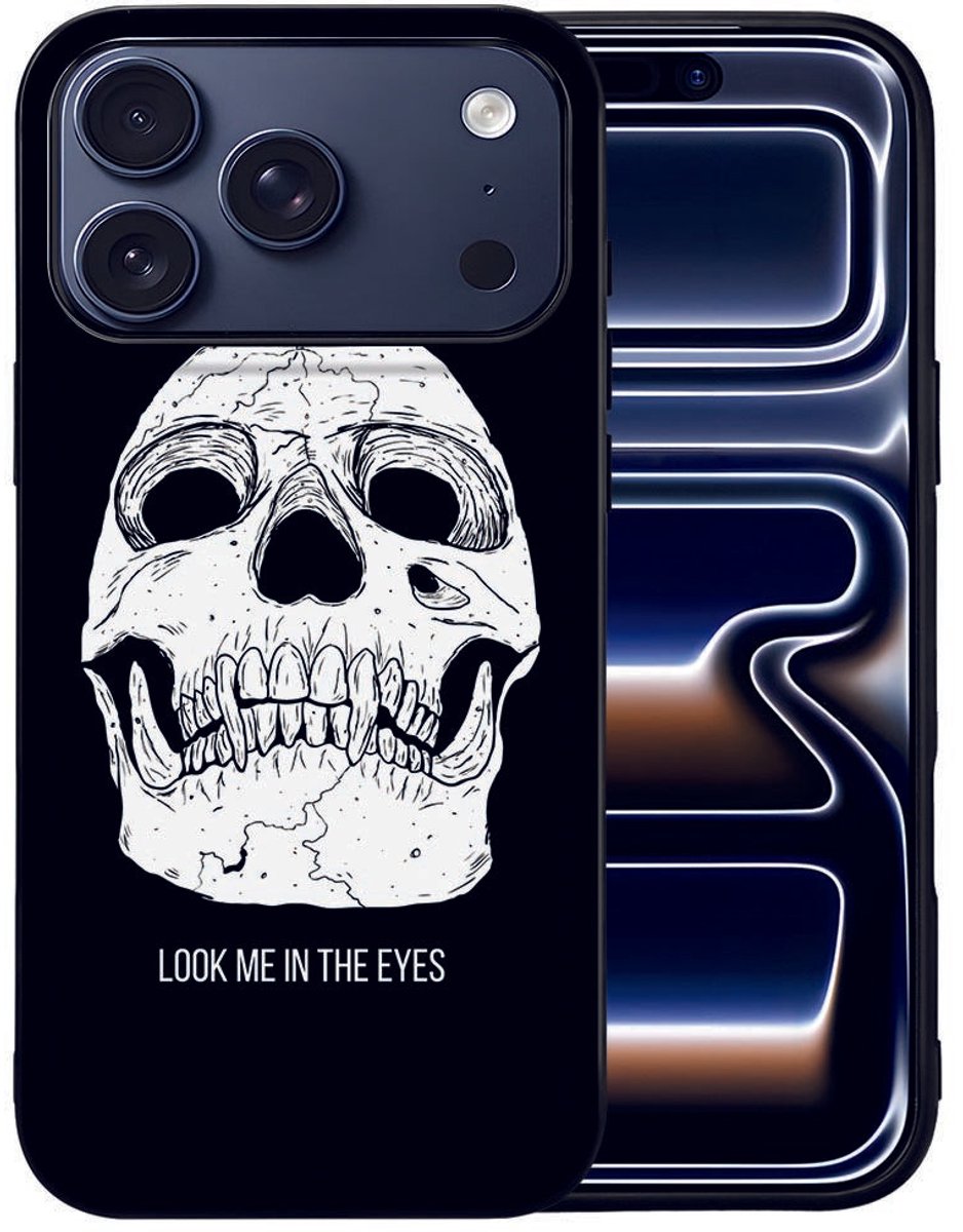Tpu Hoesje Skull Eyes iPhone 17 Pro