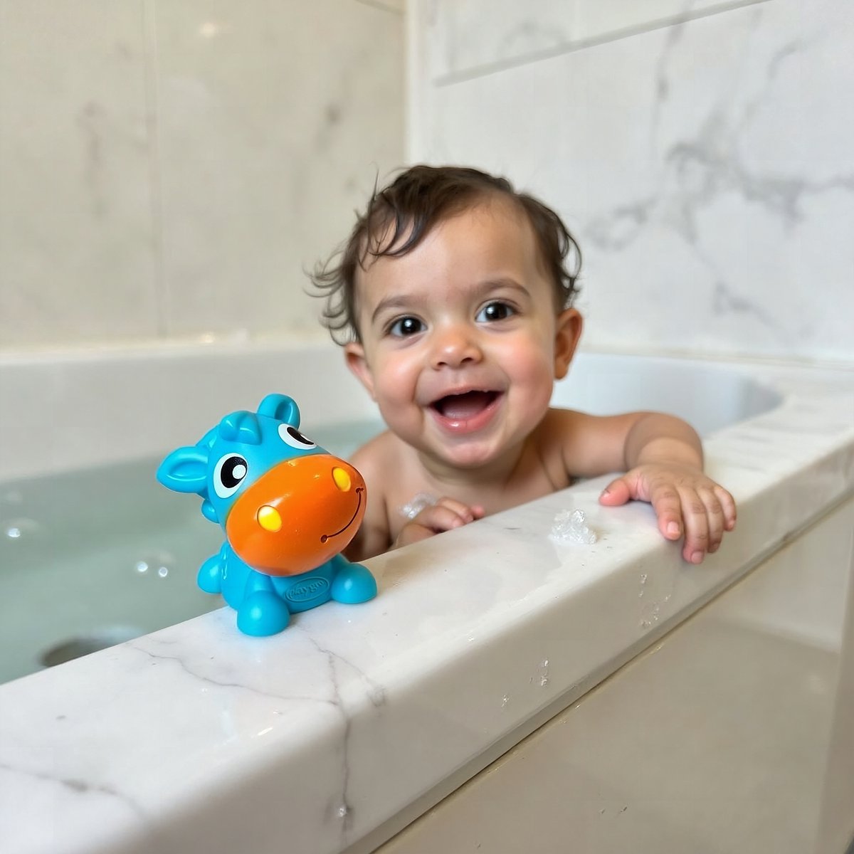 Playgro Badspeelgoed - First Fun Floaties - 8 Stuks- Volledig afgesloten - Baby Speelgoed - baby speelgoed- badspeelgoed - speelgoed baby - badspeeltjes - waterspeelgoed- baby speelgoed 6 maanden Schimmelvrij — afbeelding 12