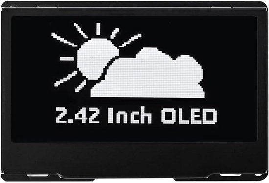 2.4 Inch OLED Display Module 128x64 SPI I2C voor Raspberry Pi Arduino | bol