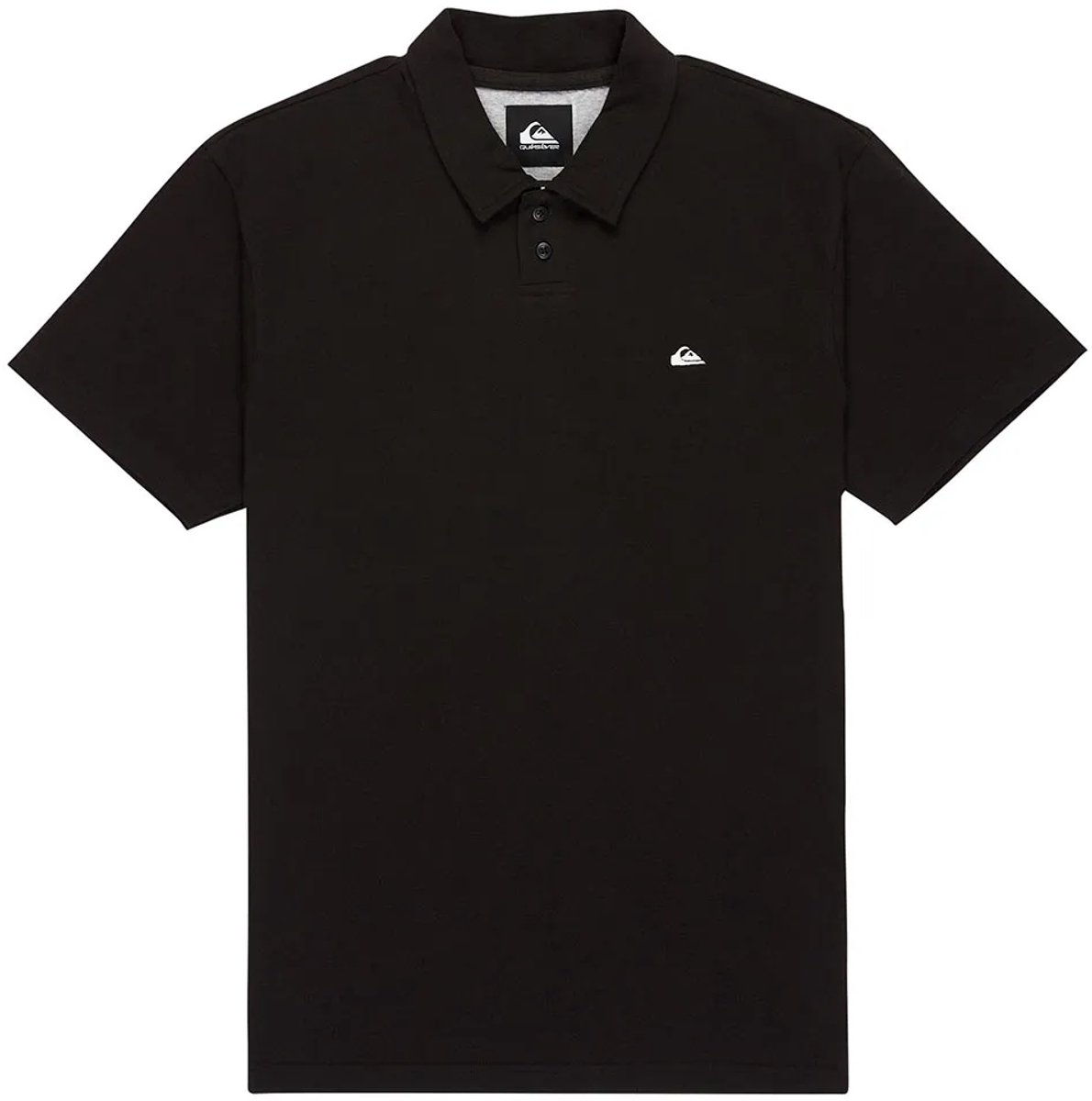 Quiksilver Mw Pique Korte Mouw Poloshirt 2XL Man Zwart
