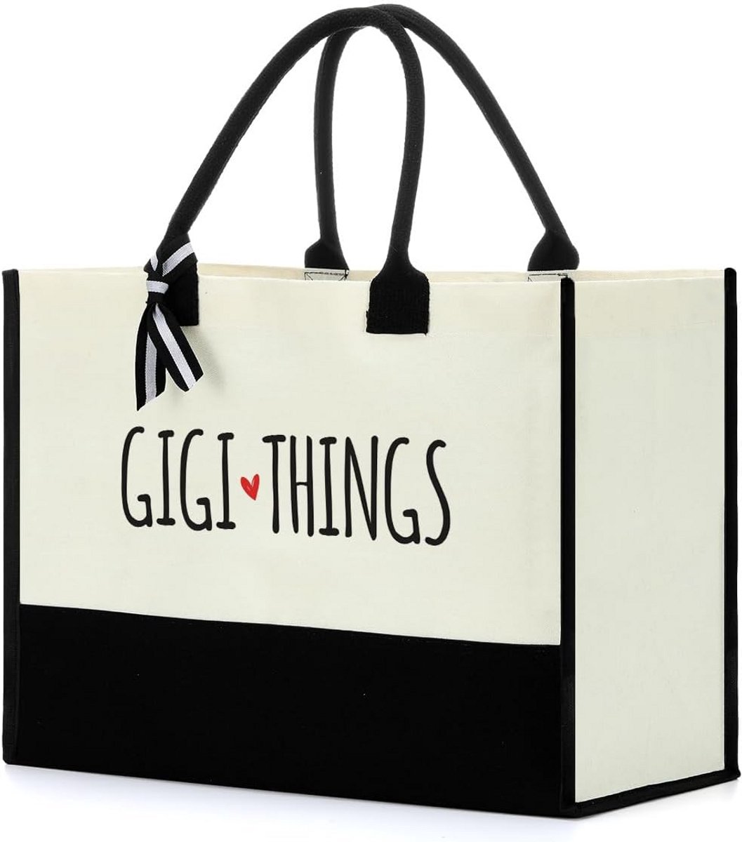 Grote Canvas Draagtas voor Dames - Ideaal als Strandtas, Boodschappentas of Werktas