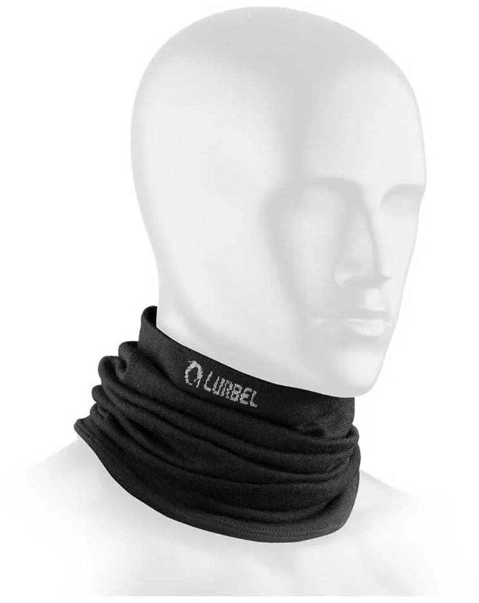 Lurbel Merino Nekwarmer Zwart Man