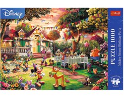 Trefl puzzel 1000 stukjes - Mickey Mouse verjaardag - Disney karton.